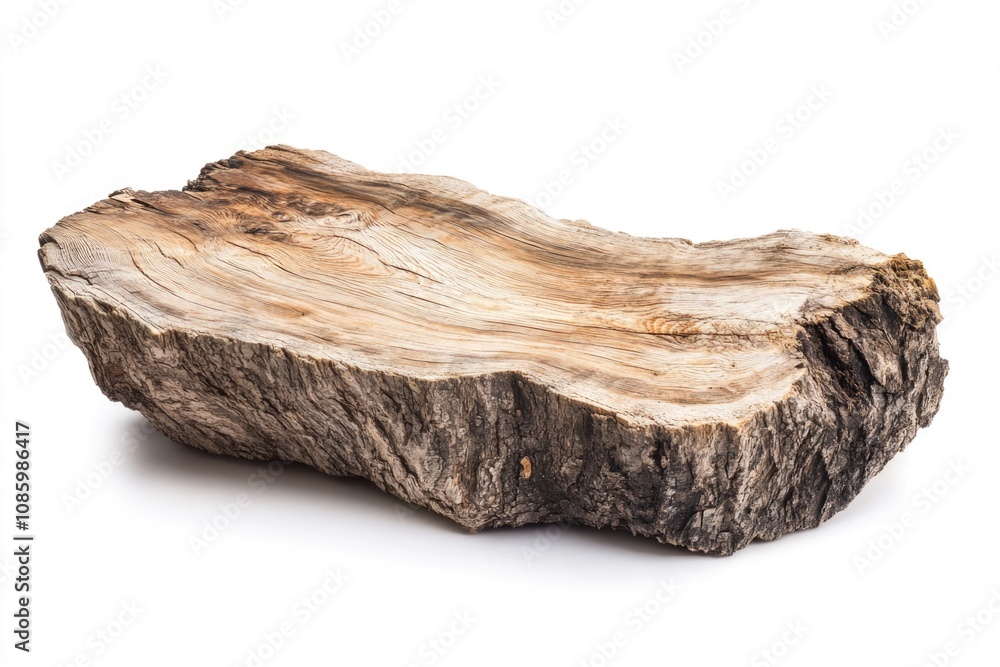 Poster a close-up shot of wood grain on a white background, suitable for use in design and photography proj