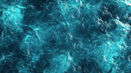 Blue sea water texture, highlighting the tranquil and refreshing quality of the ocean.