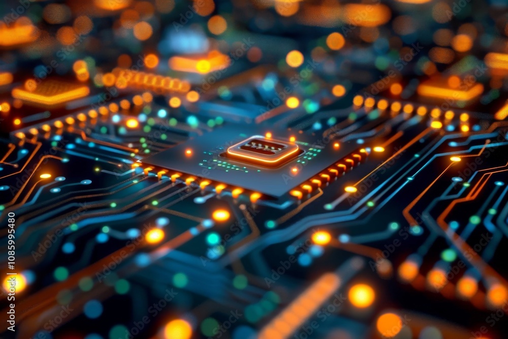Poster electronic components in intricate circuit design