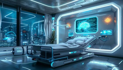 Obraz premium Future-Ready Hospitals: Transforming Healthcare with IoT and Automation