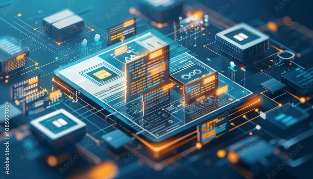 Poster ensuring regulatory compliance and governance with advanced document management technologies