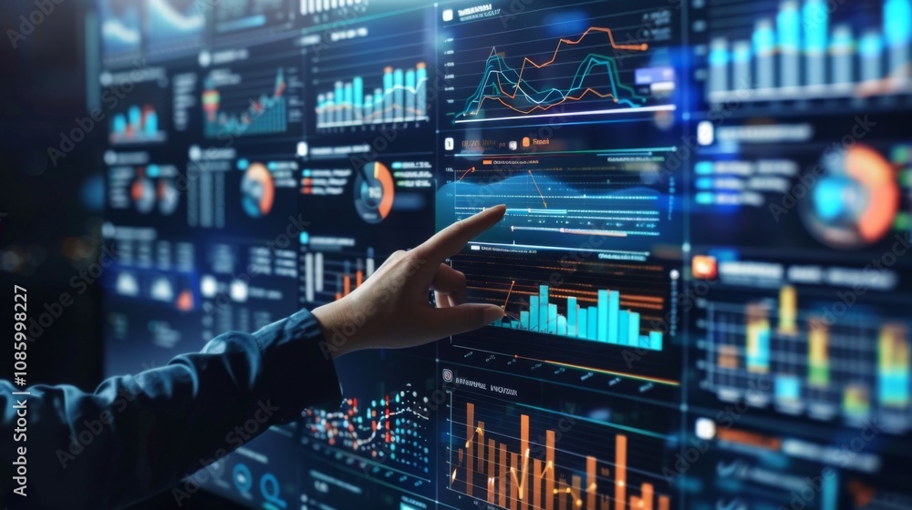 Aufkleber advisor utilizing kpi dashboard