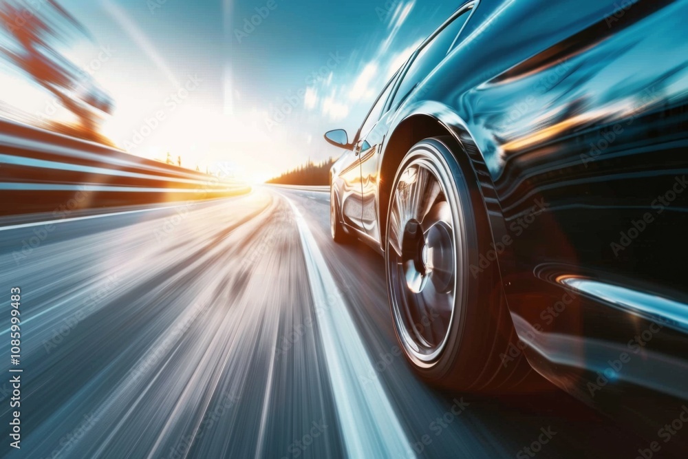 Aufkleber the intersection of highway velocity and artificial intelligence conceptualization