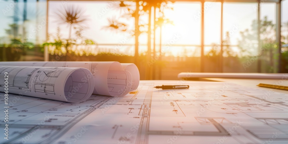 Poster mastering the art of blueprint design: a fusion of technical precision and creative vision