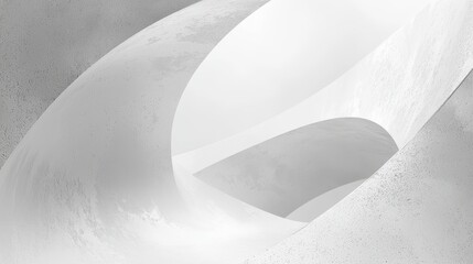 White and grey background, space design concept for decorative web layout or poster