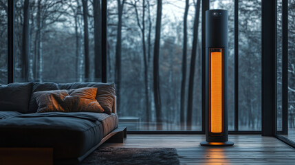 Minimalist Table Lamp with Glossy Finish