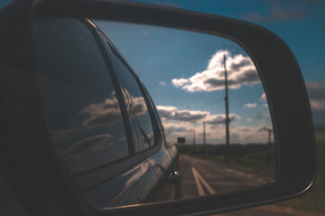 Naklejka premium driving on a highway