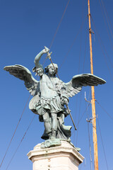 Erzengel Michael auf der Engelsburg in Rom, Italien