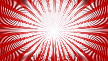 white and red sunburst pattern background
