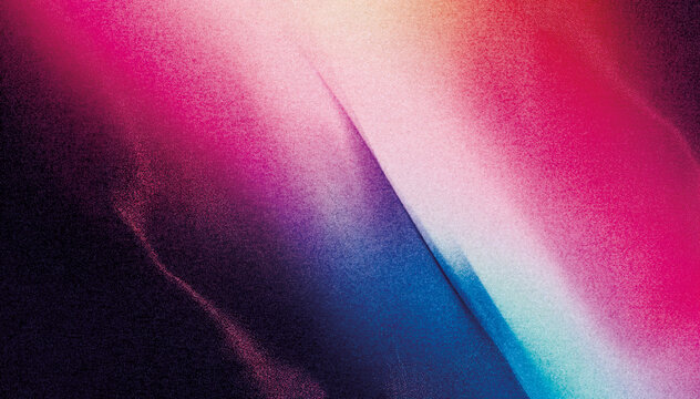 Abstract grainy background with vibrant hues of pink, blue, and purple
