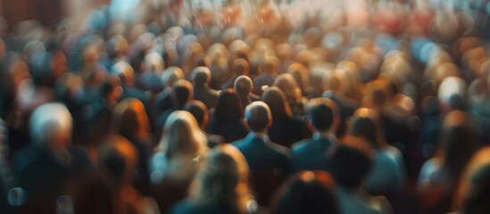 Obraz premium Abstract Blur Audience in Conference Room High Quality Free Stock Photo
