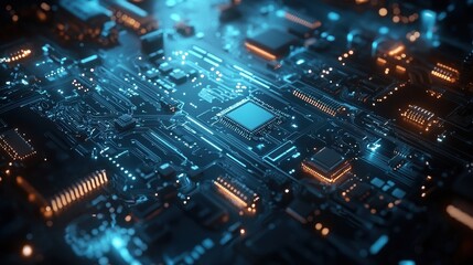 Obraz premium Technology and engineering concept, showcasing modern advancements