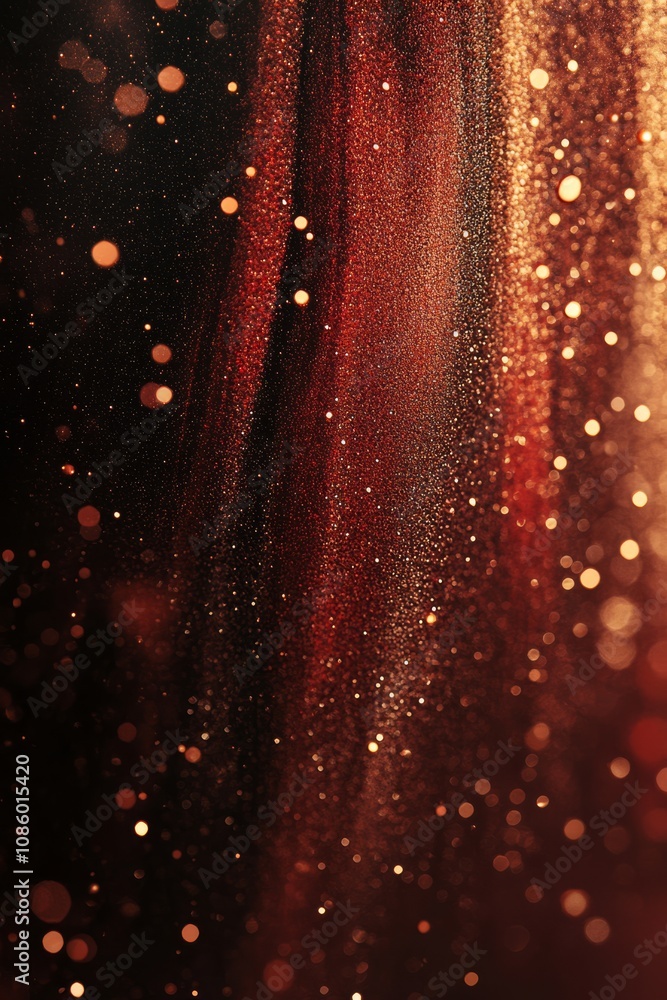 Poster a mesmerizing and captivating abstract background that features enchanting glittering bokeh effects 