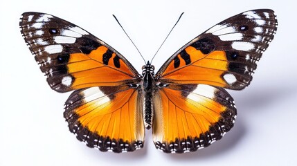 Fototapeta premium Beautiful butterfly isolated on a white background