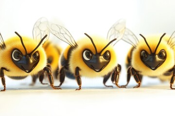 A cluster of bees standing shoulder to shoulder, perhaps preparing for takeoff or sharing information