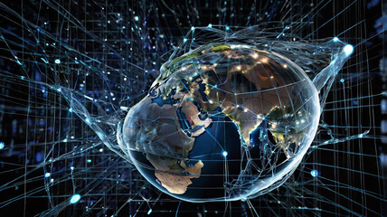 World Communication Business technology Networking
