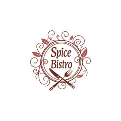 Ornate Bistro Logo for Hospitality Branding