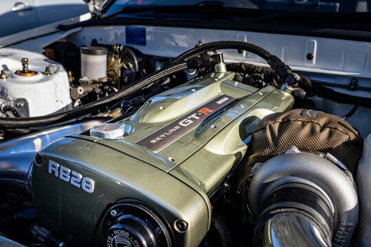 Nissan Skyline R32 Modified RB26 RB28 Engine Bay