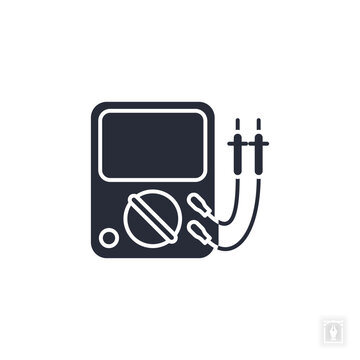 Multimeter icon. Multimeter Symbol sign for mobile concept and web design. Vector icon, Logo illustration, Vector graphics