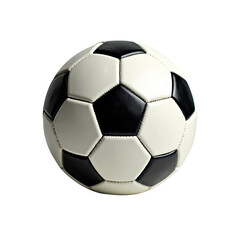 Soccer ball on transparent background.