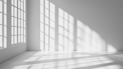 Fototapeta premium White and gray studio background