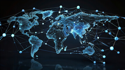 World Communication Business technology Networking