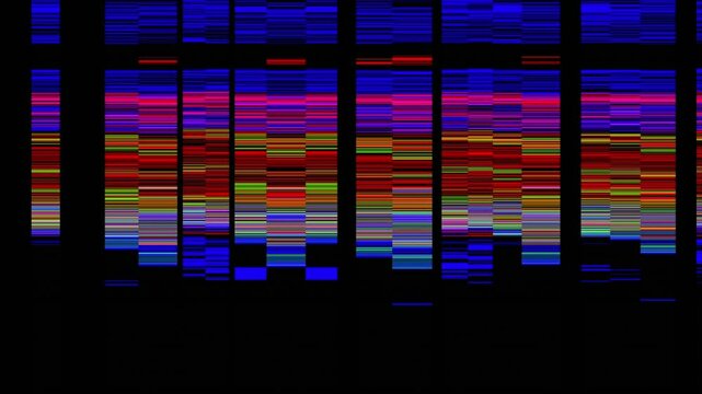 Colorful vertical lines transitioning smoothly
