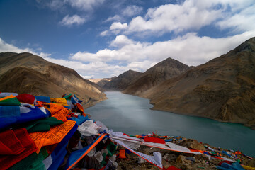 lake in the mountains, tibet
