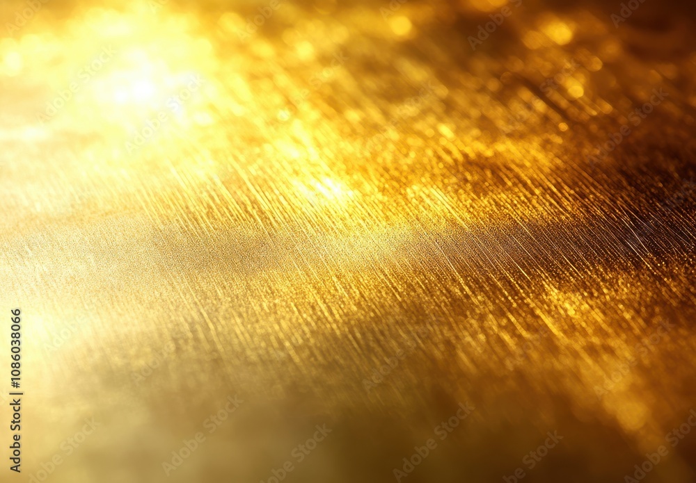 Poster shiny gold texture with radiant golden reflections creating a mesmerizing and luxurious background