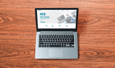 Website design software provide modish template for online retail business and e-commerce