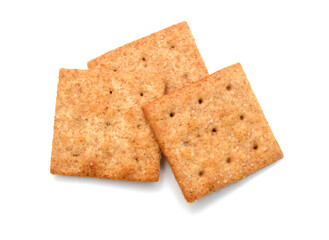 Cracker isolated on white background