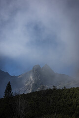 Jastrabia veza mountain, High Tatras Rock Zelene Pleso