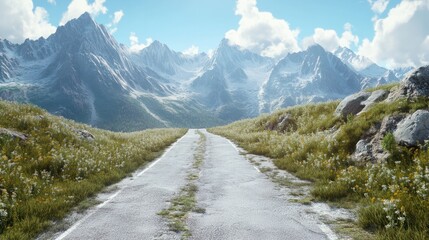 Fototapeta premium road in mountains
