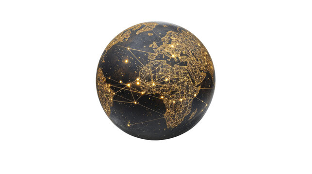 Digital globe transparent background