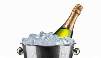 champagne bottle and bucket