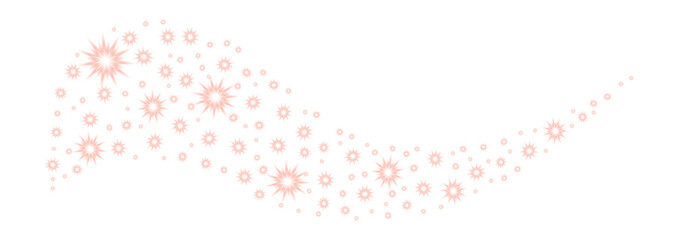 Flying shiny stars with aura , sparkling Christmas confetti. Shimmering beautiful abstract template. Glittery holiday vector background .