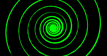 rapidly spinning spiral. Abstraction, hypnotizing effect.