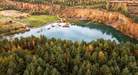 Park Gr&oacute;dek mieszczący się w Jaworznie Polska 