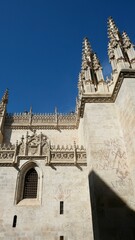 Gothic Cathedral of the Incarnation in Granada, architectural details, Spain