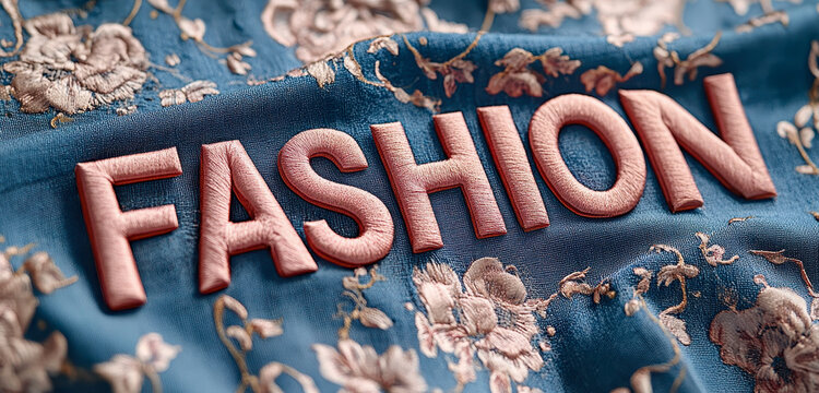 Fashion Design Studio Banner with Elegant Dantel Fabric for Custom Tailoring and Small Business