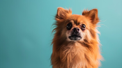 portrait of a pomeranian