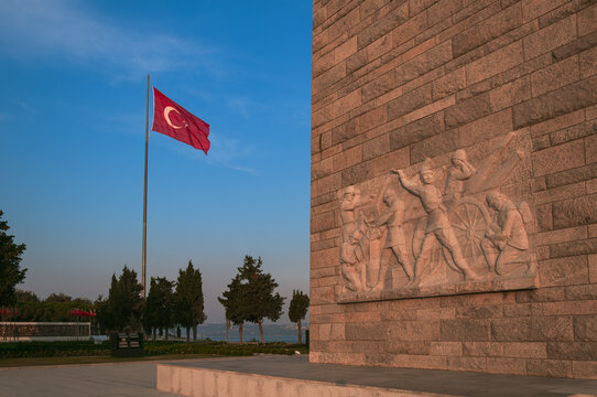 Canakkale Martyrs' Monument. Canakkale, T&uuml;rkiye.