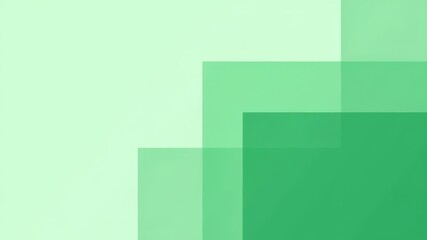 abstract geometric composition of overlapping sage green rectangular shapes