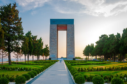 Canakkale Martyrs' Monument. Canakkale, T&uuml;rkiye.