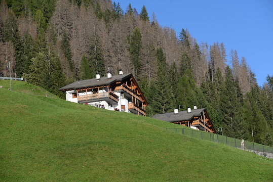 Haeuser in Pieve di Livinallongo