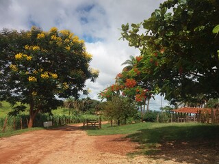 Country house gate in Lavras Novas Minas Gerais Brazil