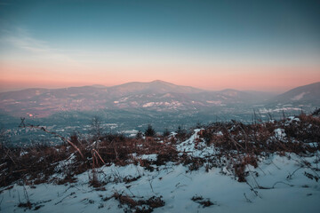 Winter in the mountains