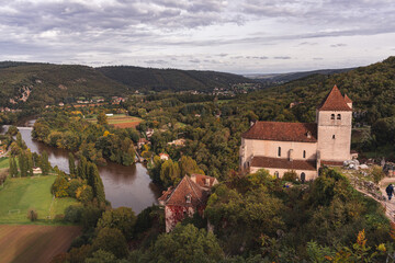 Obraz premium village view in France.