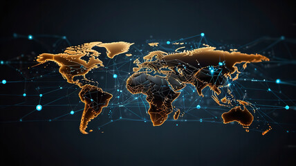 World Communication Business technology Networking