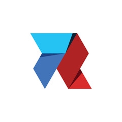 Premium Vector | Creative Logo in the Shape of the Letter R Abstack